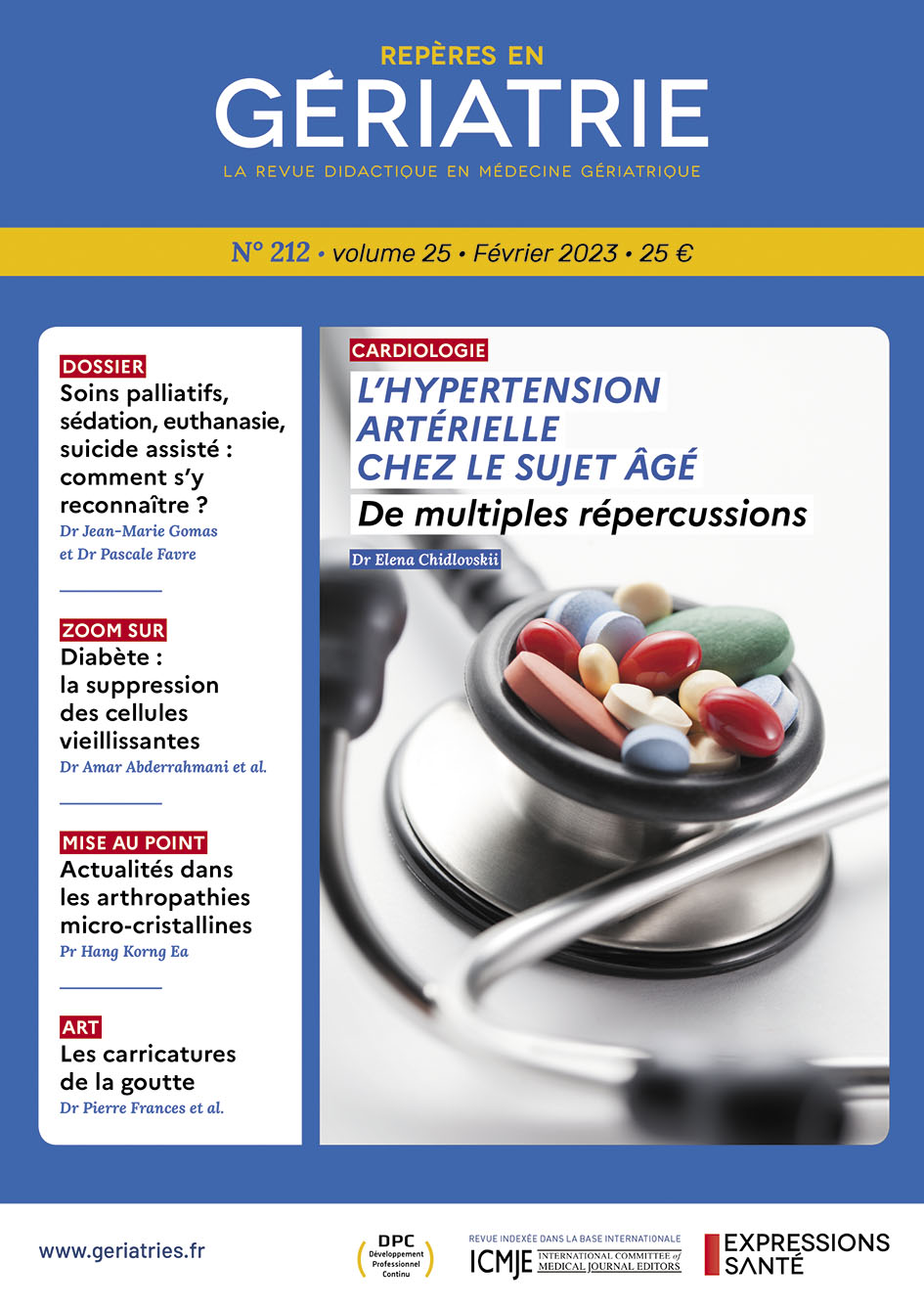 Repères en Gériatrie - N° 212