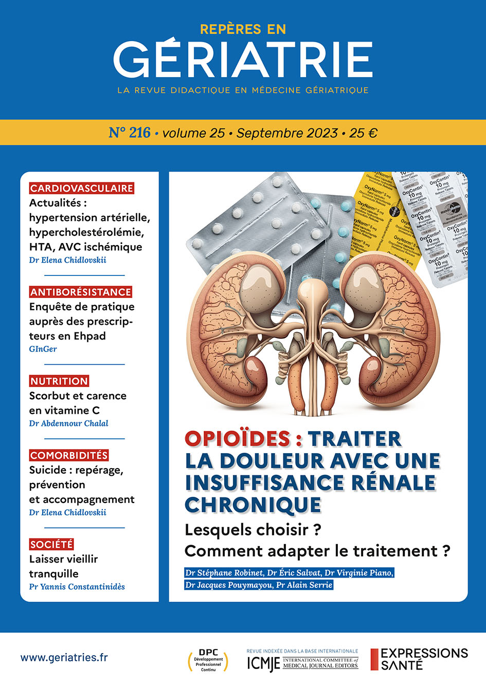 Repères en Gériatrie - N° 216