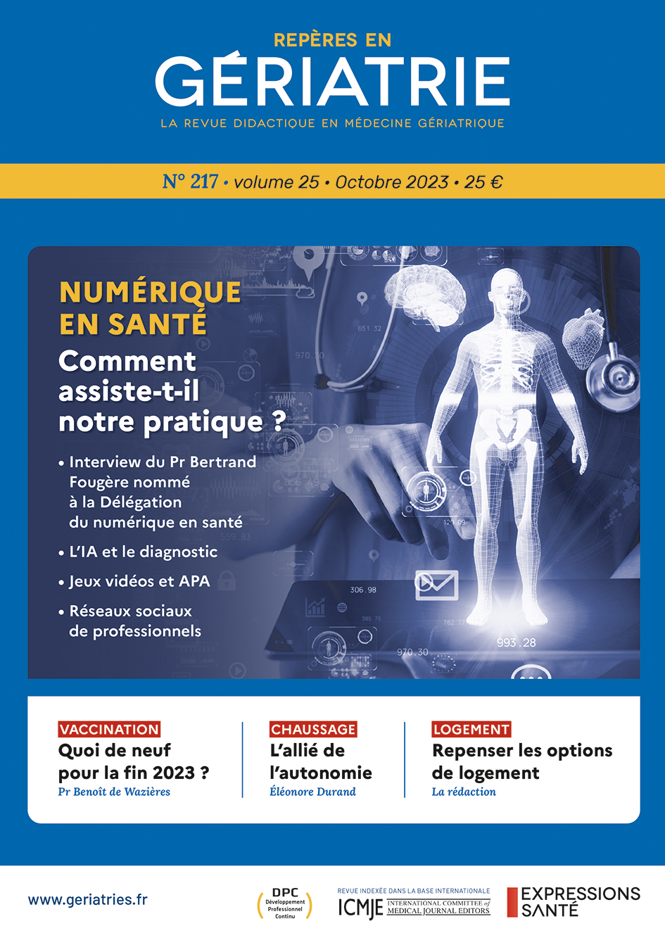 Repères en Gériatrie - N° 217