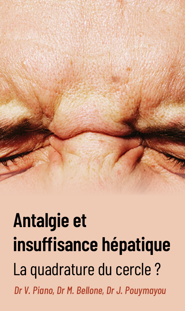 Antalgie et insuffisance hépatique : la quadrature du cercle ?